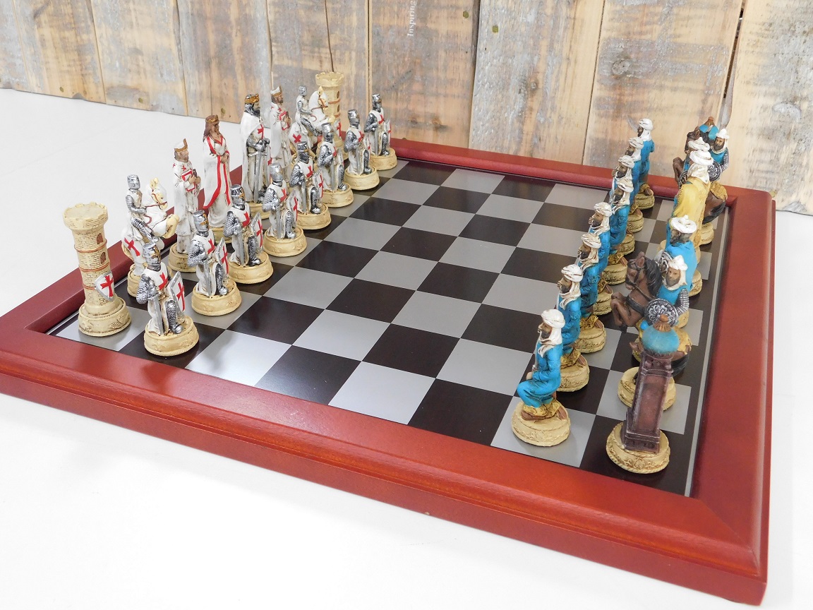 organiseren Martin Luther King Junior kleurstof Mooi schaakspel met het thema: ''CRUSADE VS MUSLIM', bijzonder... -  HANDGEMAAKT.EU