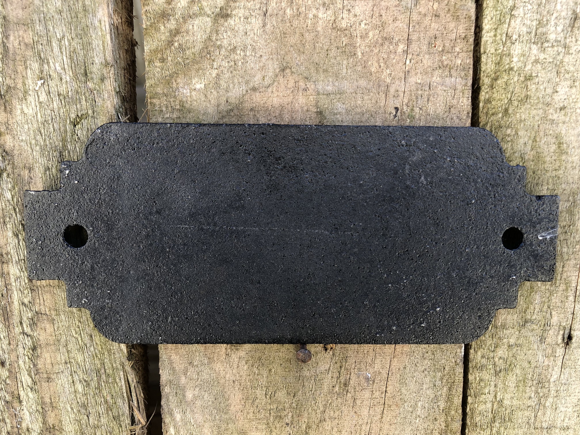 Bordje cast iron  sign ''Toilet'' voor de deur