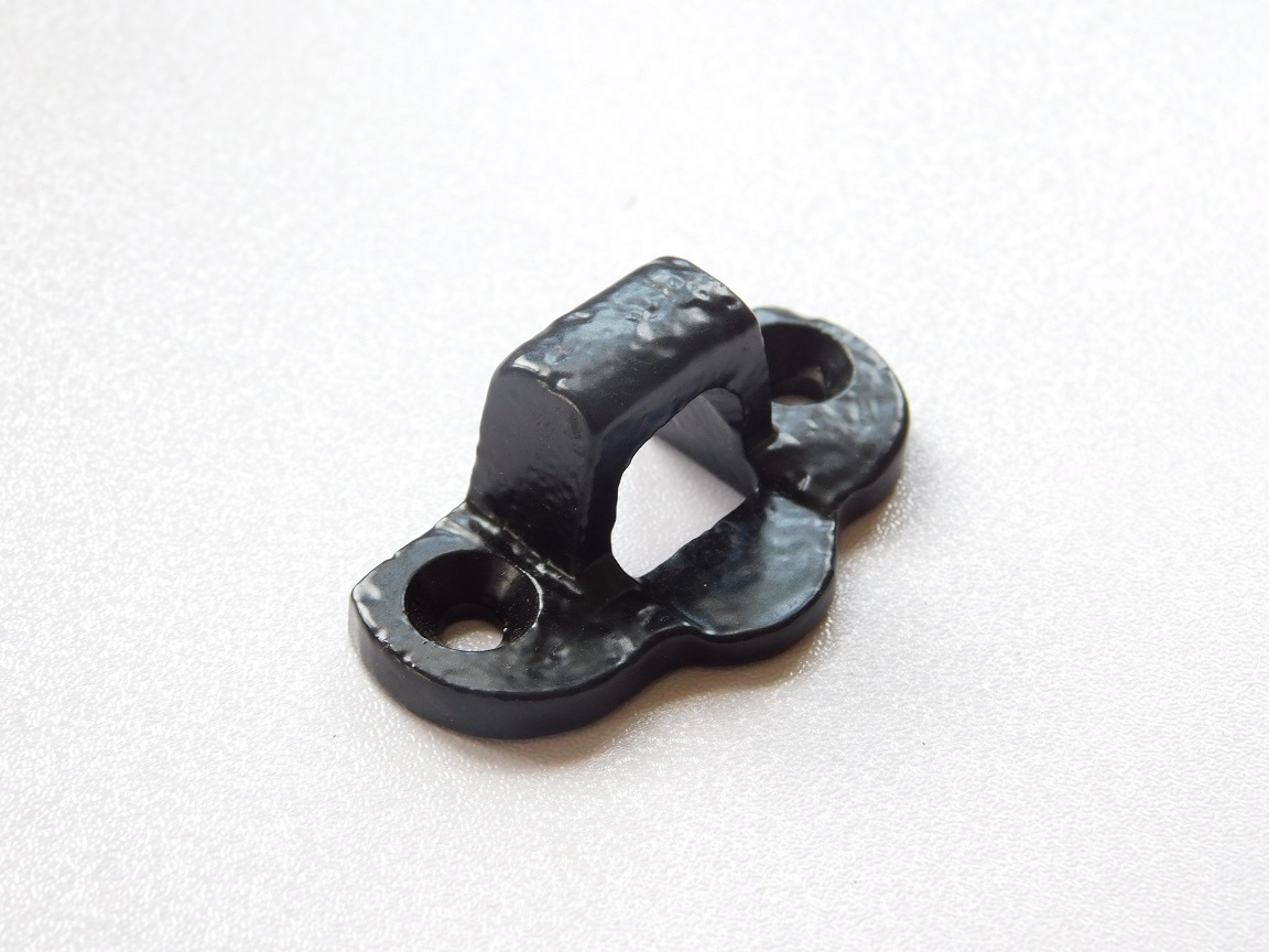Slide lock - bolt 5'' - wrought iron, black powder coated