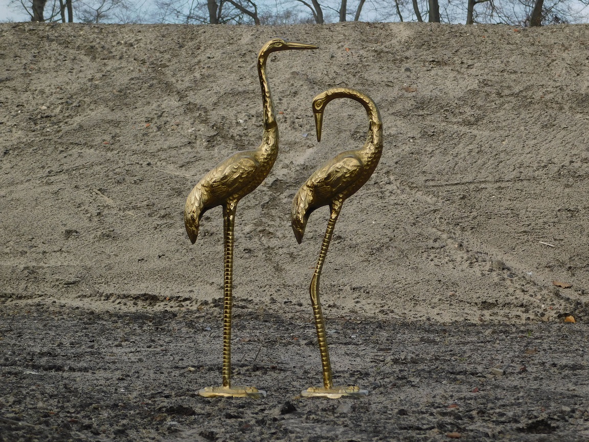 Set of cranes XL - gold - alu