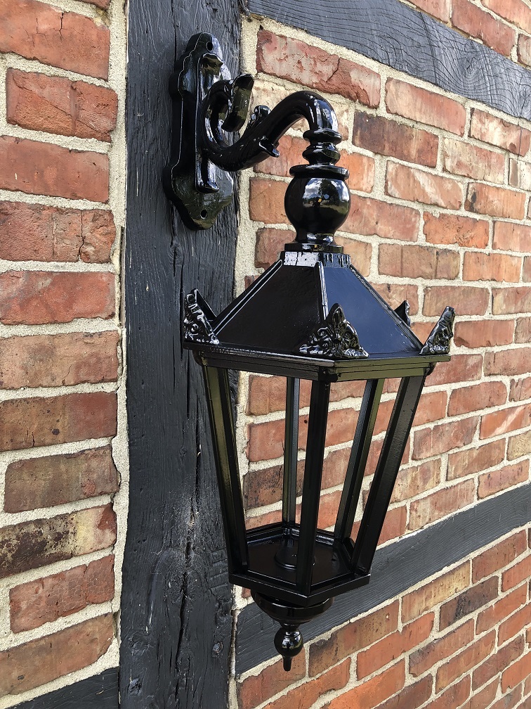 Außenlampe Shop - schwarz - Keramikbeschlag und Glas