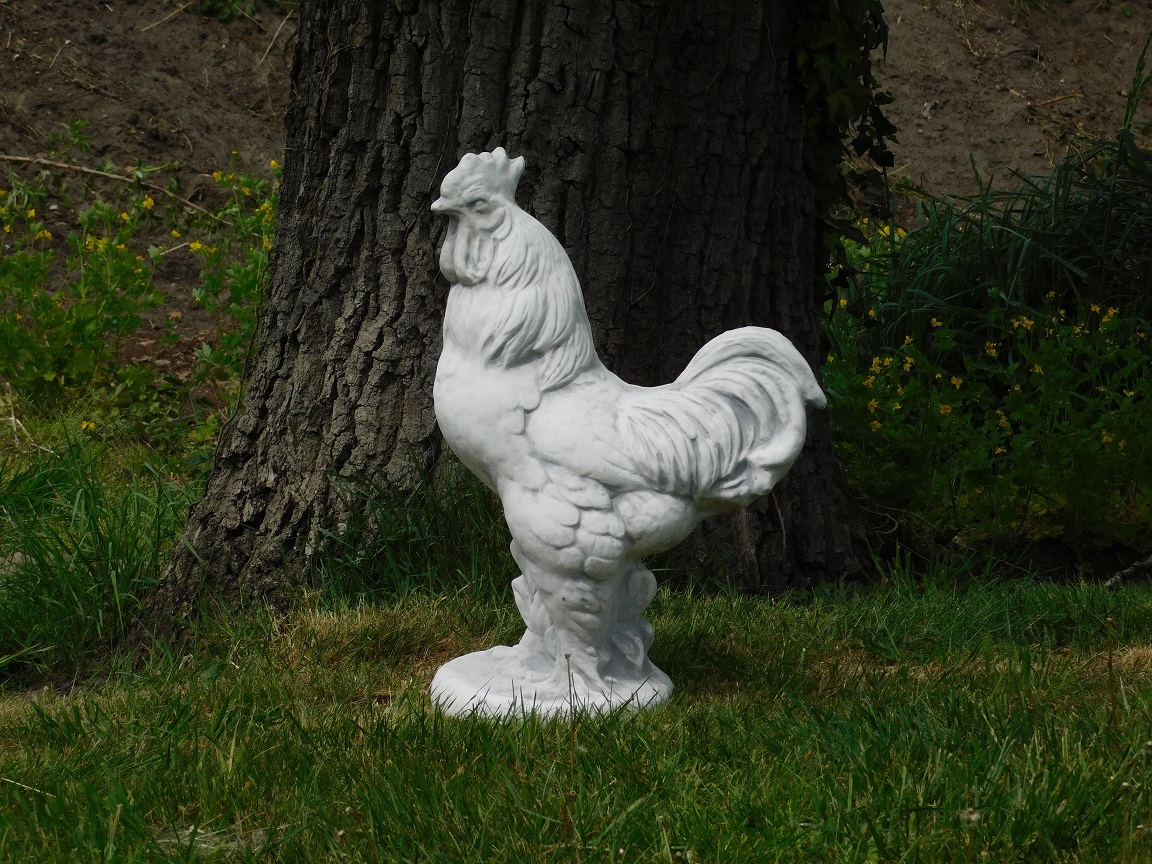 Statue Rooster - solid stone
