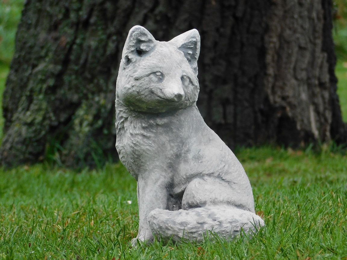 Statue Fuchs - Vollstein - Tierskulptur