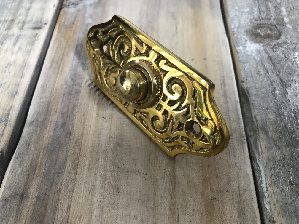 Doorbell Zizo - polished brass - classic