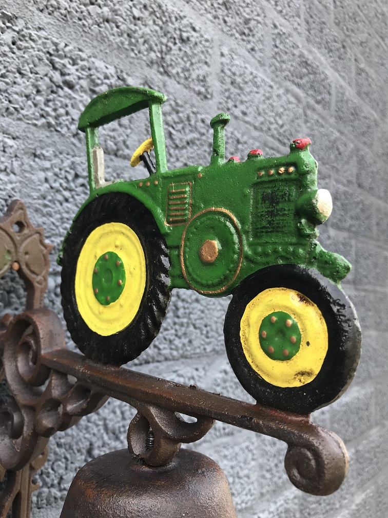 Deurbel ''traktor'' - gietijzer