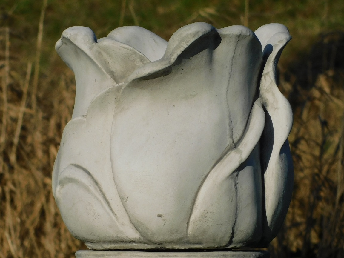 Flower pot Tulip - Ø 40 cm - Stone