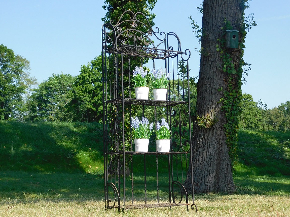 Flower stairs - Etagere | Wrought iron | Collapsible | 170 cm High
