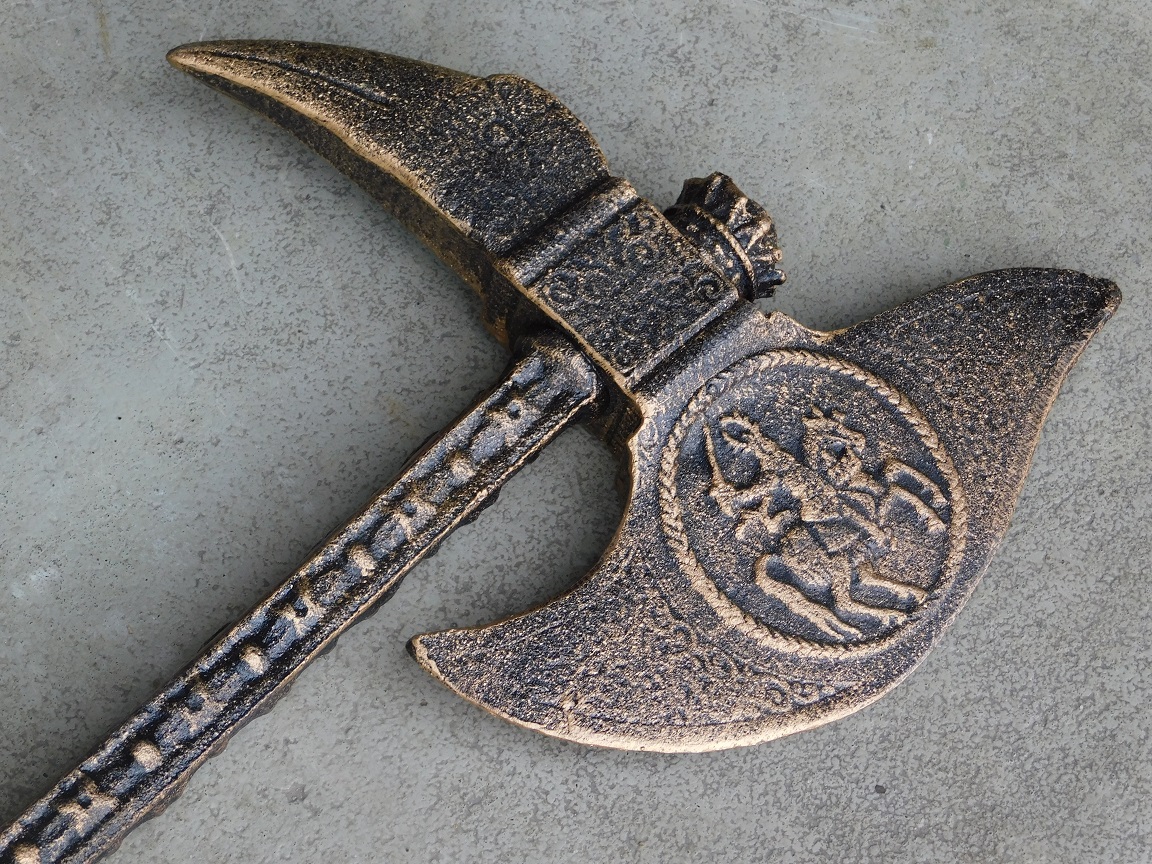 Decorative Medieval Battle Axe - Cast iron - 62 cm