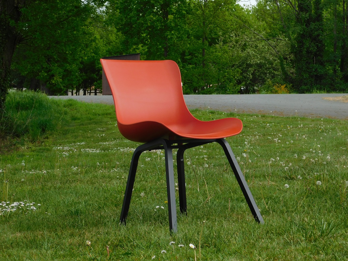 Dining chair - vulcano red