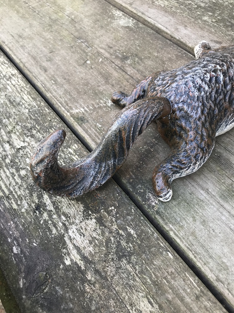 Een klimmende eekhoorn, kapstok-gemaakt van gietijzer, wanddecoratie