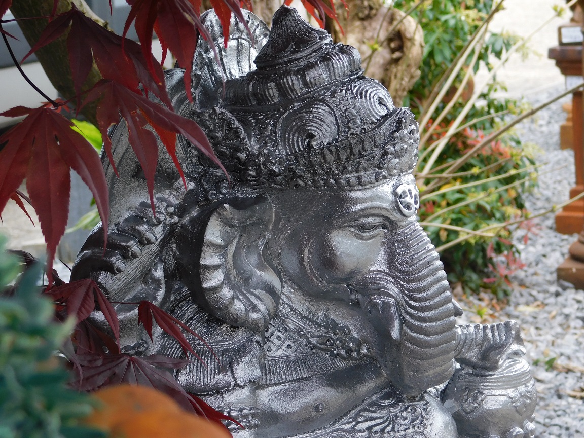 Beeld Ganesha, een hindoestaanse god, polystone beeld