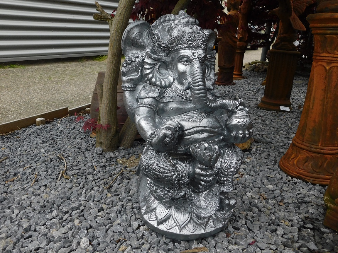Beeld Ganesha, een hindoestaanse god, polystone beeld