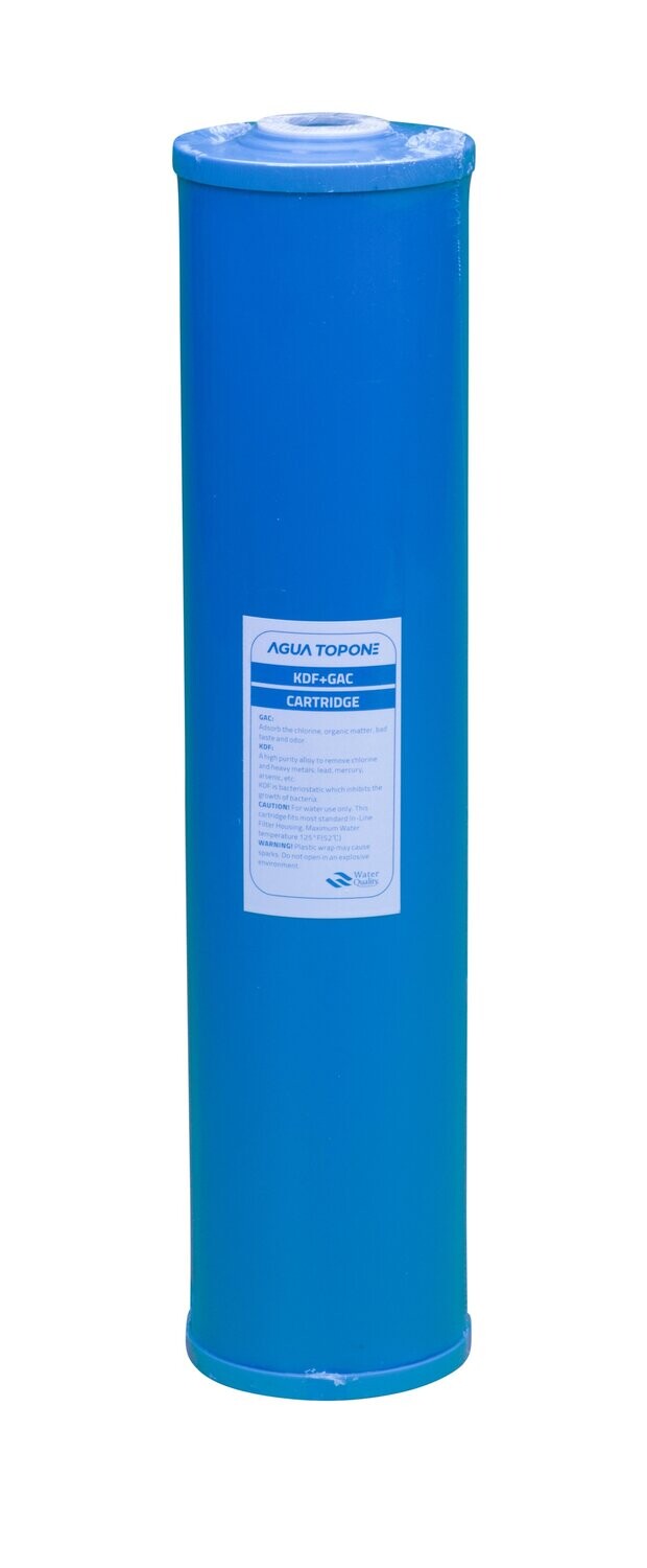 KDF, 50 cm, water filter heavy metals and organic particles