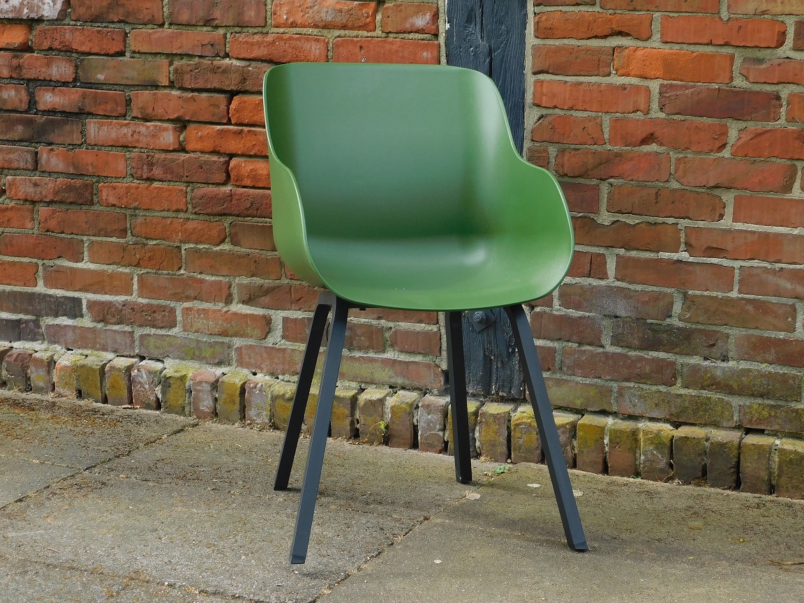 Schalensitz - grün - Kunststoff