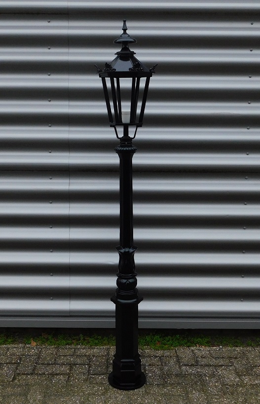 Laterne ''Paris - starke Außenlampe (194cm) - schwarz