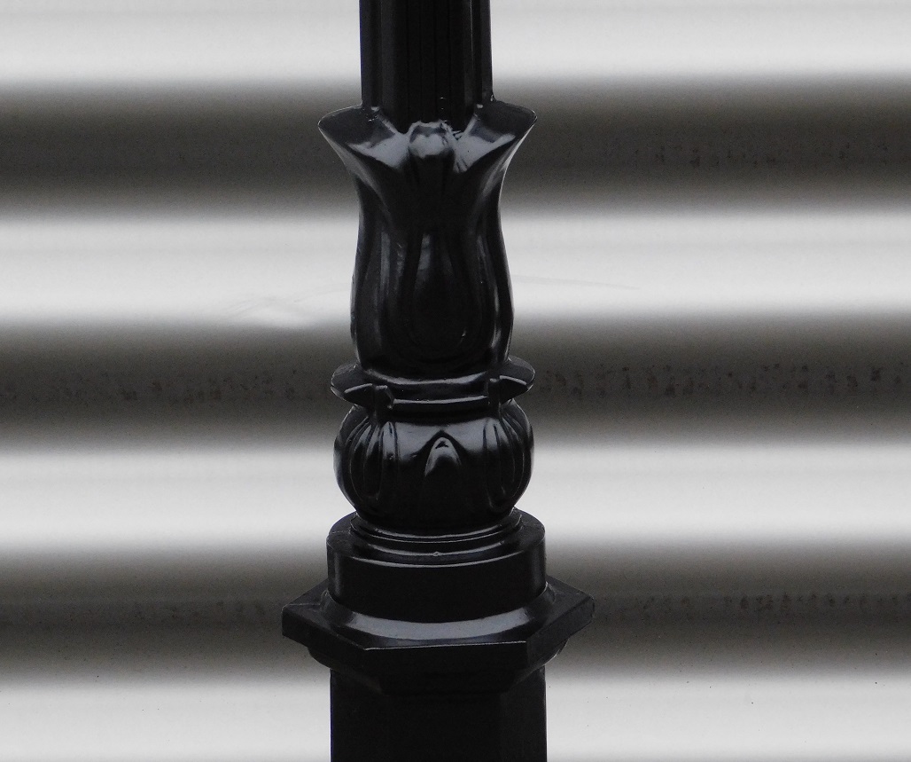 Lantaarn ''Paris'' - forse buitenlamp (194cm) - zwart