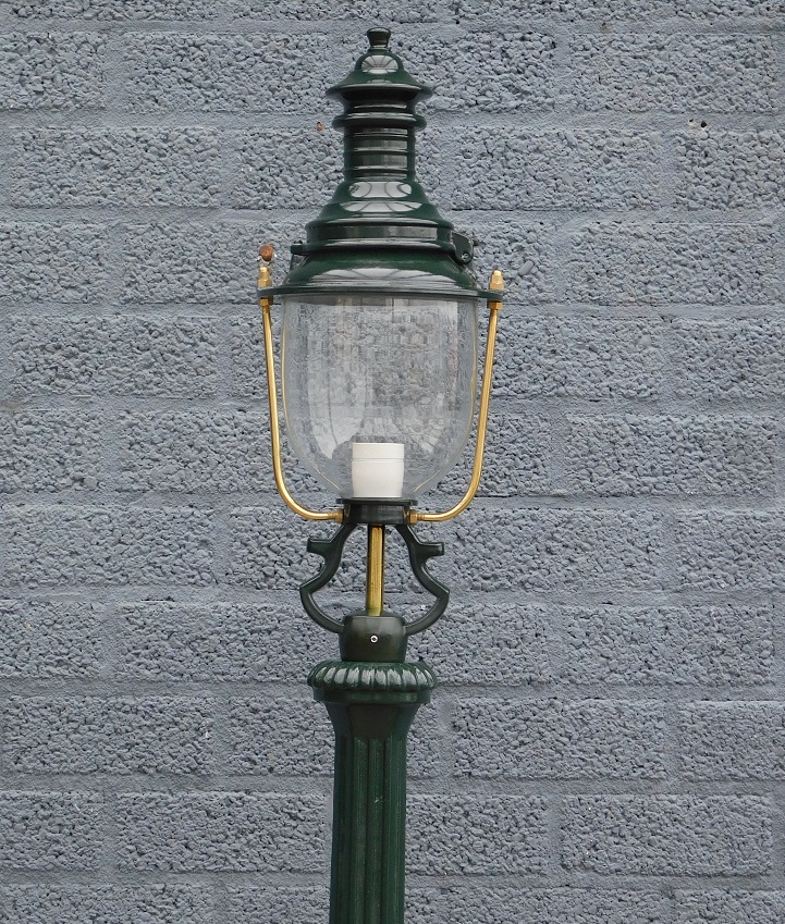 Lantern ''Malaga'' - strong outdoor lamp - darkgreen