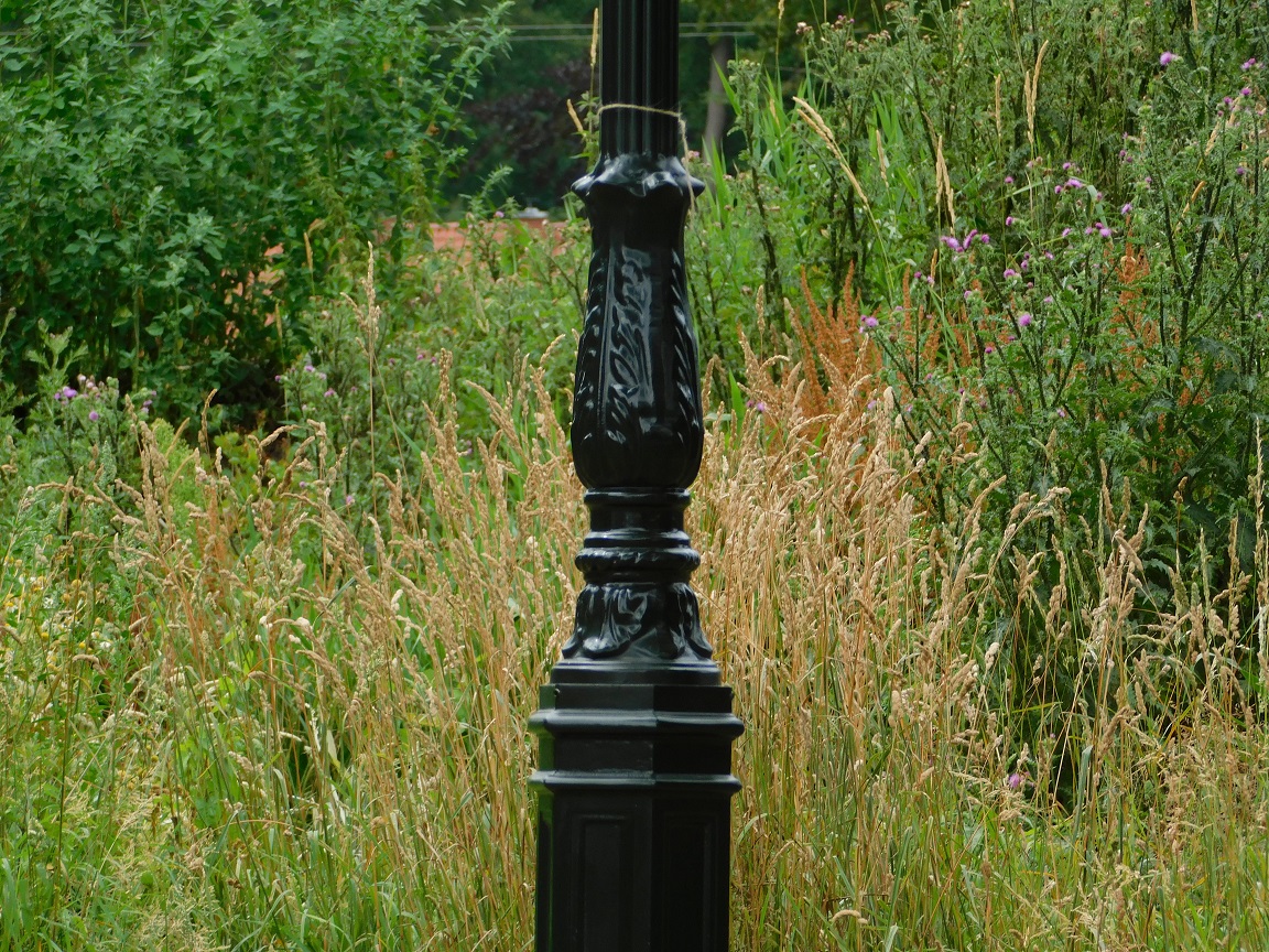 Garden lantern Bilbao XL - dark green - 290cm