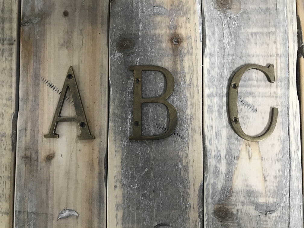 5 Inch Gietijzeren Metalen Letter 'B' - Huisnummer Decor - Vintage Adresnummer Voor Buiten