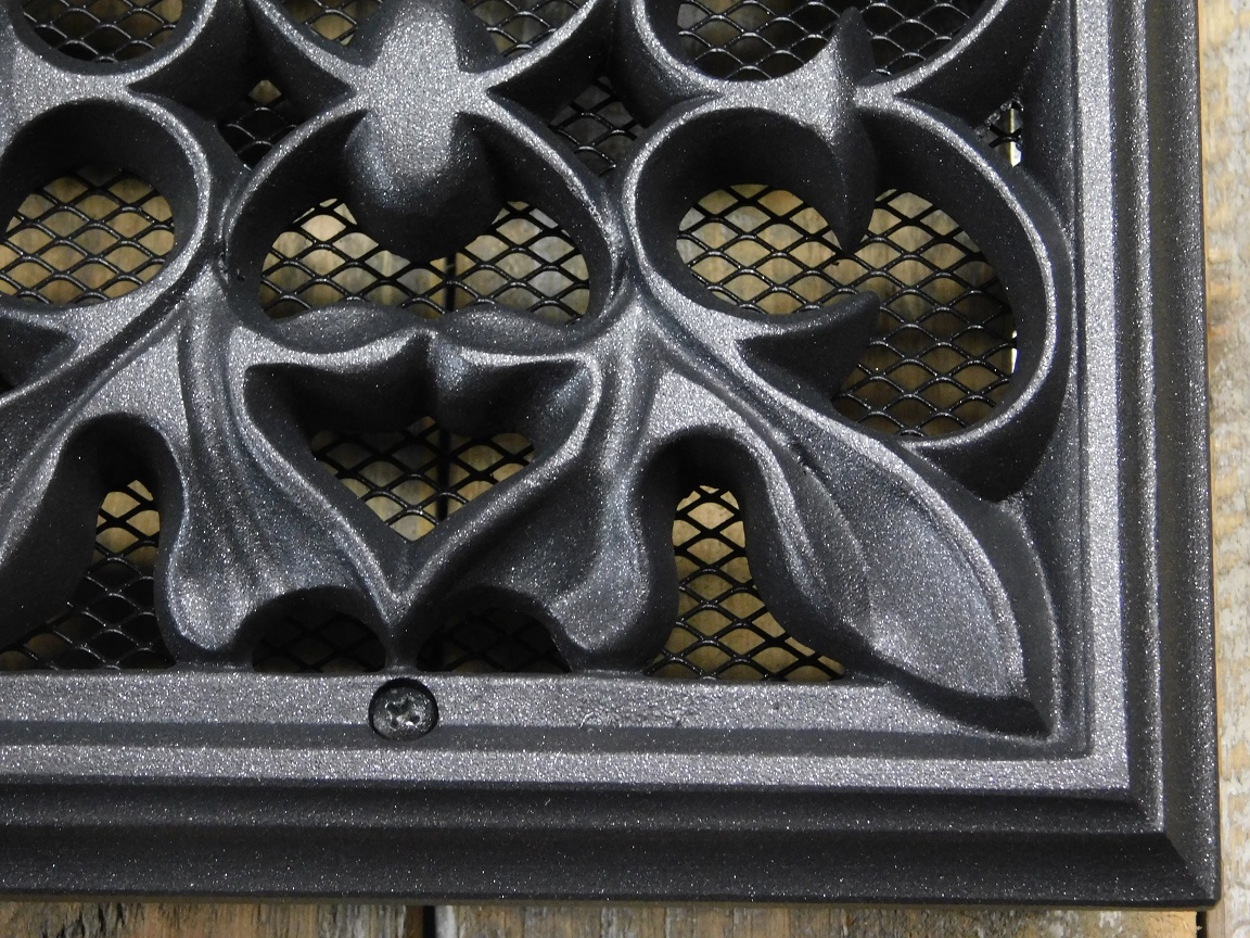 Air grille square - alu - anthracite