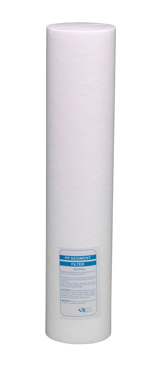 PP, 20 microns, 50 cm, water filter for water systems