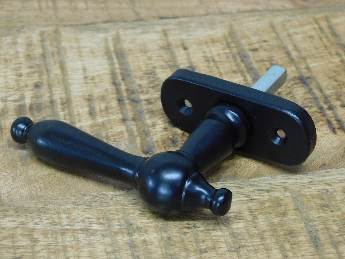 Window lock - black - iron - window handle