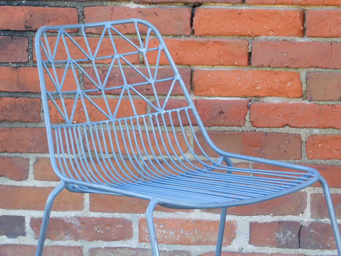 Chair - industrial grey - metal