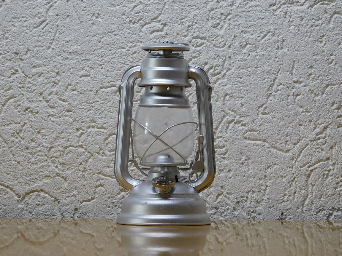 Storm lantern - metal - glass - in different colours