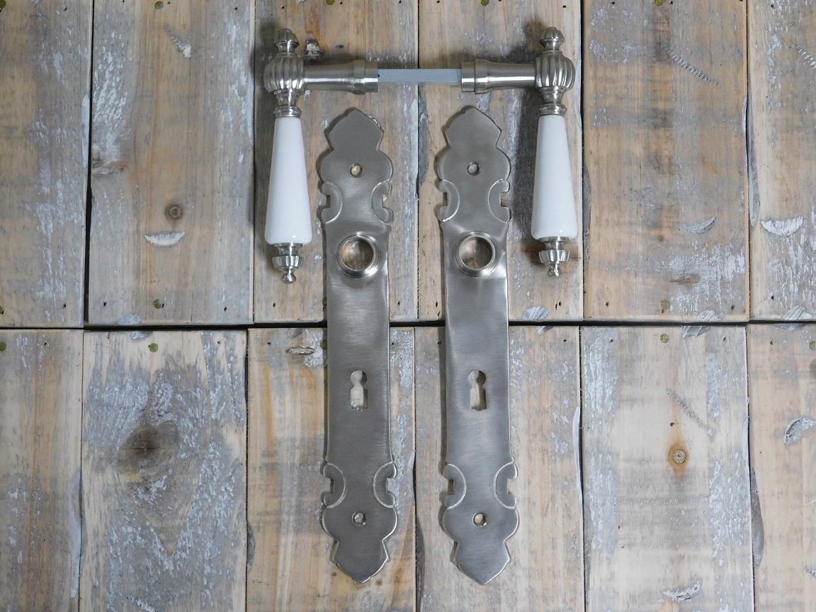 Set of door hardware BB72 - matt nickel - for room doors