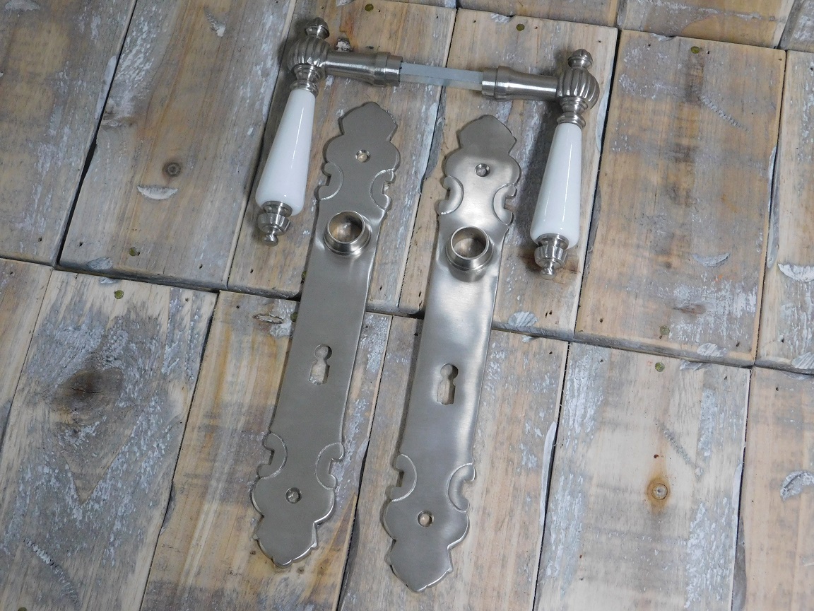 Set of door hardware BB72 - matt nickel - for room doors