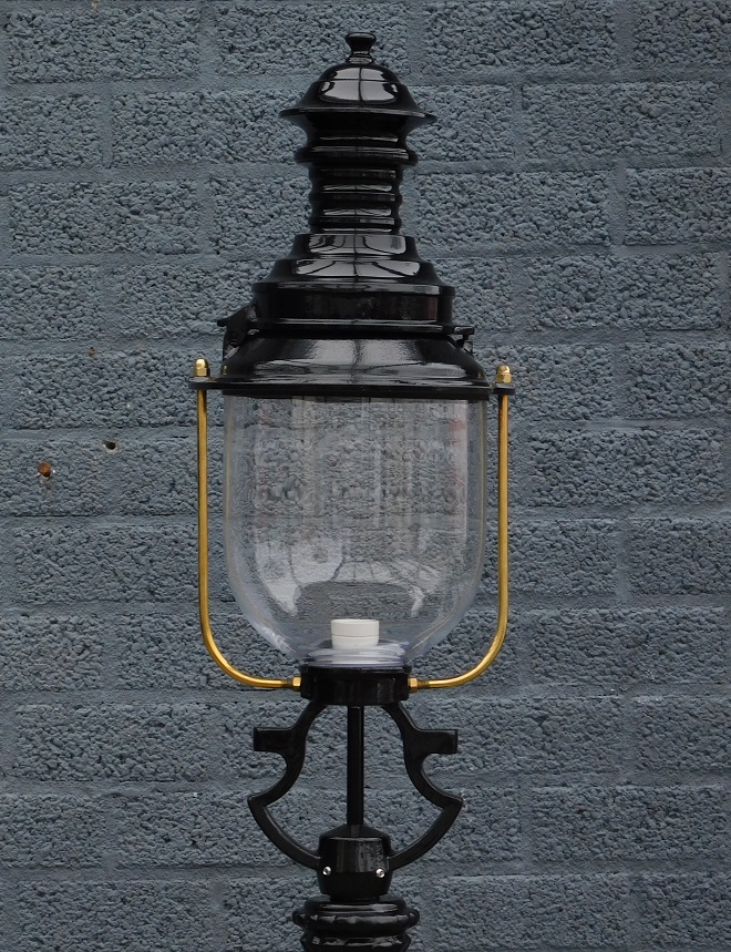 Lantaarn ''Unique'' - buitenlamp, staande lantaarn - zwart