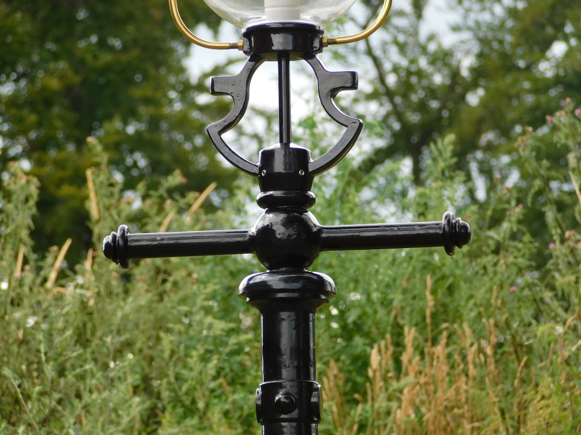 Gartenlaterne Lyon - schwarz - alu - 250cm