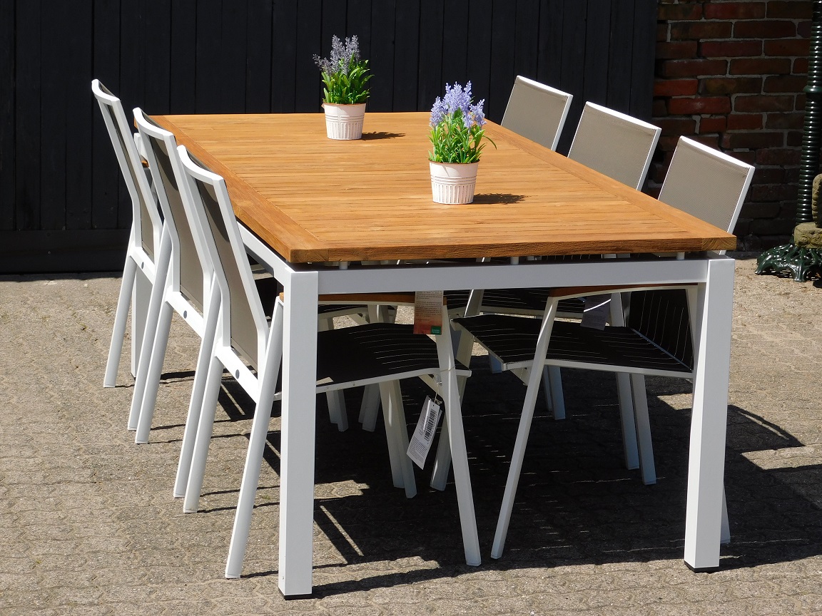 Laatste: Tuinset Monaco - 6 stoelen en tafel HANDGEMAAKT.EU