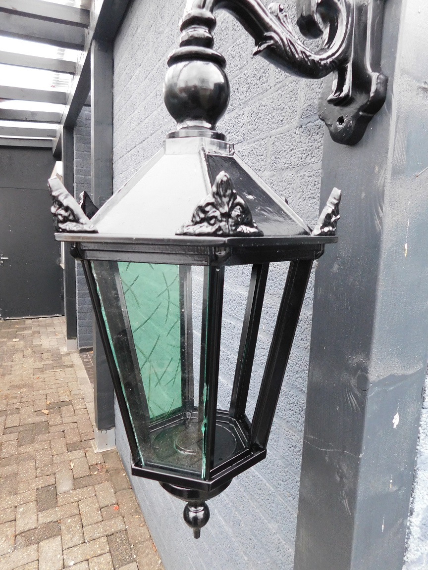 Außenlampe Shop - schwarz - Keramikbeschlag und Glas