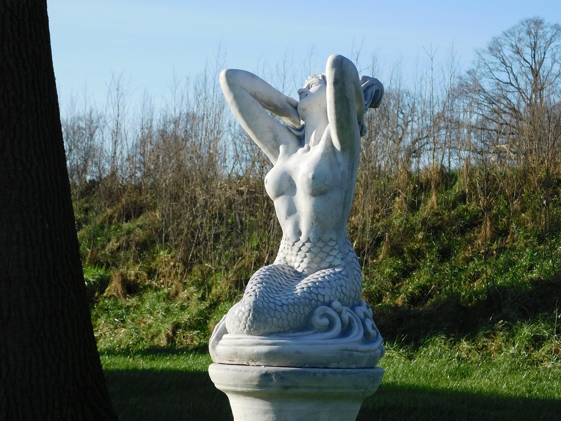 Statue Mermaid - 57 cm - Stone