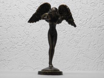 Statue Nackter Engel - 38 cm - Gusseisen