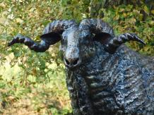 Statue Ram XL - all-metal - decorative object