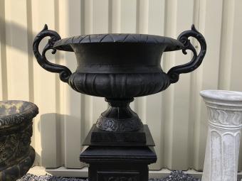 Tuinvaas met Oren - 50 cm - Gietijzer - Black Rust