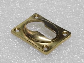 Rechteckige Zylinderrosette – 47 x 37 mm – Messing