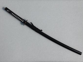 Decorative Katana with Scabbard - 106 cm - Black