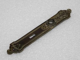 Elegante lange Türplatte - BB 72 - Dunkel patiniertes Messing