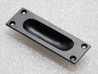 Sliding door handle - 10 cm - Black - Iron