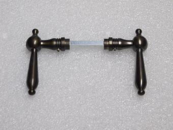 Set Deurklinken Revo - Donker Gepatineerd Messing