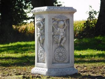 Pedestal with Angels - 63 cm - Stone