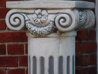 Elegant Stone Pedestal - 72 cm - Stone