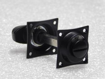 Toilet Lock – Vrij / Bezet – 37 x 37 mm – Matte Black