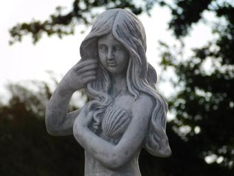 Garden Statue: Mermaid with Water Spout – 94 cm – Fountain Statue