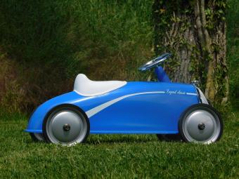 Vintage Auto - Blauw ''Legend Classic'' - 80 x 40 cm - Metaal