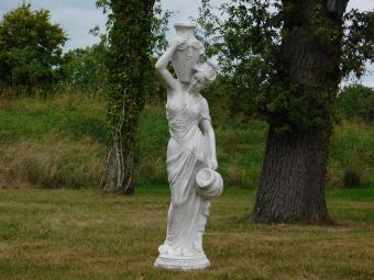 Statue Frau mit Krügen – 130 cm – Polystone