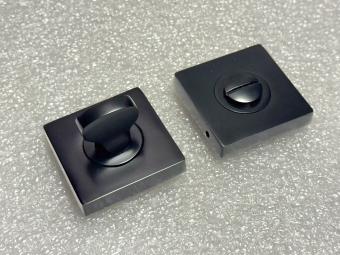 WC slot - mat zwarte sluiting - aluminium slot op rozet